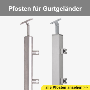 Pfosten für Gurtgeländer