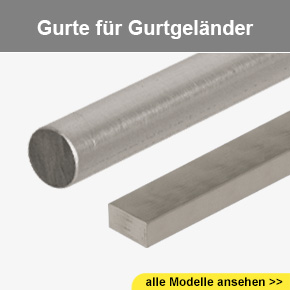Gurte für Gurtgeländer