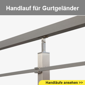 Handlauf für Gurtgeländer