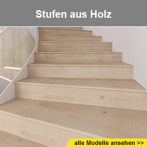 Stufen aus Holz