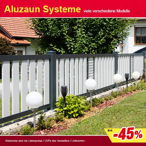 Aluminium / Alu Zäune