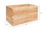 Holz Hochbeet Paula - Maße (L x B x H): 160 x 80 x 80 cm