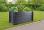 WPC Hochbeet Tina - Farbe: dunkelgrau, Maße (L x B x H): 150 x 70 x 75 cm