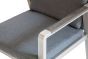 Gartengarnitur Lissabon 7-teilig - Farbe: graualuminium