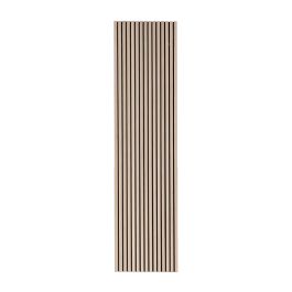 Akustikpaneele - Modell: Hickory Walnuss - künstliches Holzfurnier, Maße: 2400 x 600 x 22 mm, Stück: 4, Packungsinhalt: ca. 5,76 m²