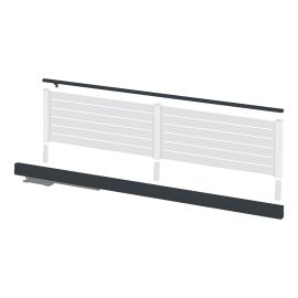 Alu Schiebetor Vario mit Vorbereitung für elektrischen Antrieb