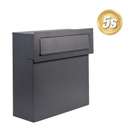 Briefkasten Mod. BK-38 - Farbe: anthrazit 5S RAL 7016