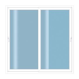 Schiebetür 2-flügelig ESG-Verglasung - 2-teilig 2000 x 2000 mm