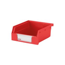 Sichtlagerkasten 1 aus Kunststoff - Breite: 105 mm, Tiefe: 110 mm, Höhe: 50 mm, Volumen: 0,57 l