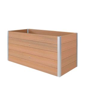 WPC Hochbeet Nina - Farbe: Holzoptik, Maße (L x B x H): 160 x 70 x 75 cm